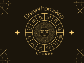 Ilustracija dnevnog horoskopa za utorak sa astrološkim znacima