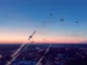 Antidron raketa Saab Nimbrix na lansirnoj platformi